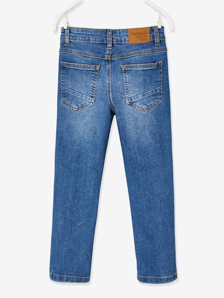 WIDE Hip, MorphologiK Straight Leg Jeans for Boys Dark Blue+Denim Blue 