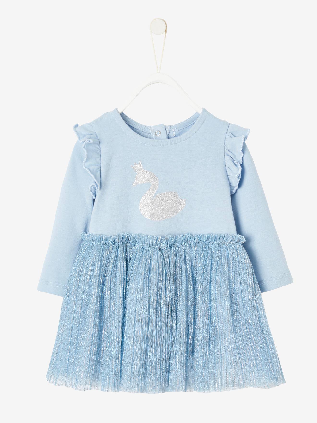 2 in 1 Dress for Babies blue