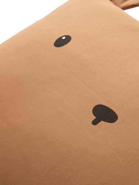 Bear Pillowcase for Babies, Green Forest Brown 