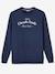 'notre Chouette Famille' Sweatshirt for Men, Capsule Collection by Vertbaudet BLUE DARK SOLID 