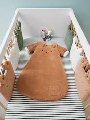 Bedding & Decor-Full Cot Bumper, Green Forest