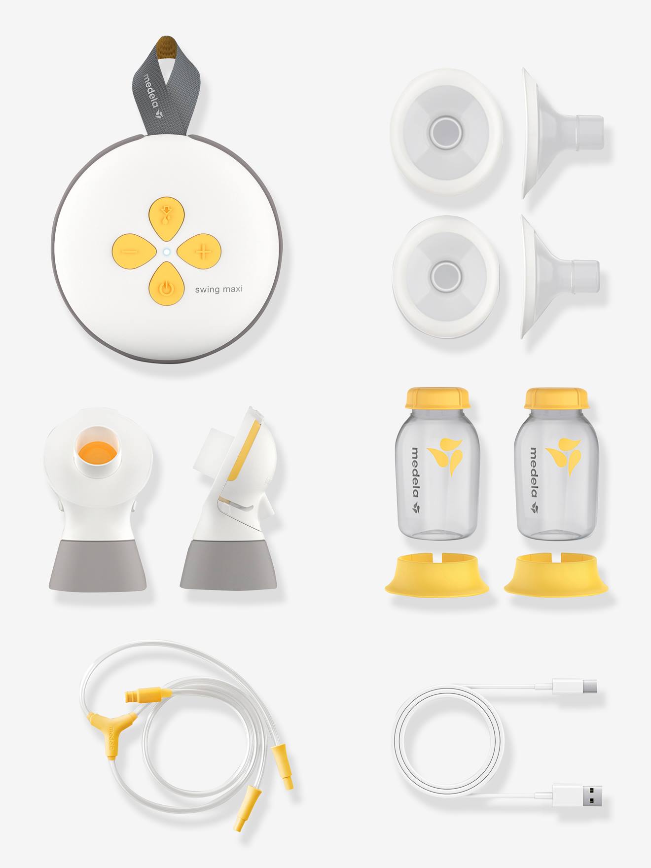 Rechargeable Electric Double Breast Pump, Swing Maxi by MEDELA + 2