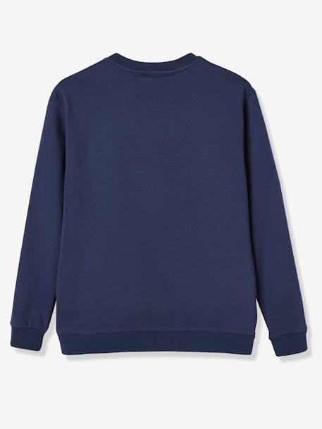 'notre Chouette Famille' Sweatshirt for Women, Capsule Collection by Vertbaudet Dark Blue 