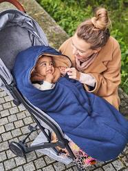 Nursery-Pushchairs & Accessories-Pushchair & Carry Cot Blankets-Footmuff for Pushchair in Fleece Lined in Jersey Knit