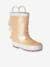 Unicorn Wellies for Girls, Designed for Autonomy Mustard 