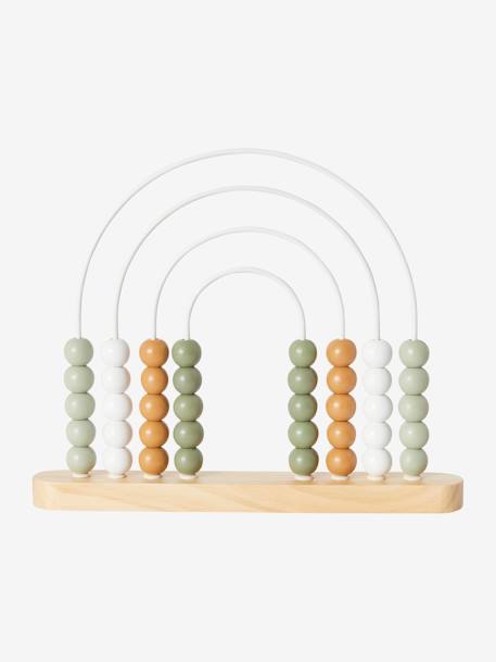 Large Rainbow Abacus in FSC® Wood Light Pink+Multi 