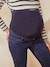 Skinny Leg Maternity Jeans with Seamless Belly-Wrap BLUE MEDIUM WASCHED+Dark Blue+Grey Anthracite 