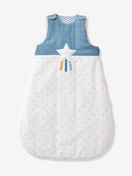 Bedding & Decor-Sleeveless Baby Sleep Bag in Cotton Gauze, Pegasus