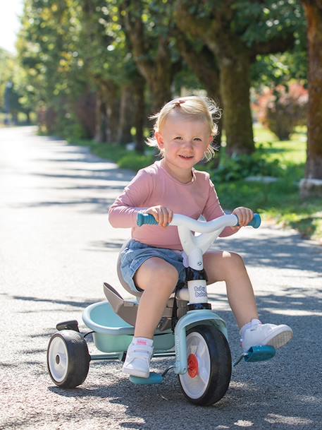 Baby Balade Plus Tricycle - SMOBY BLUE LIGHT SOLID+PINK LIGHT SOLID 