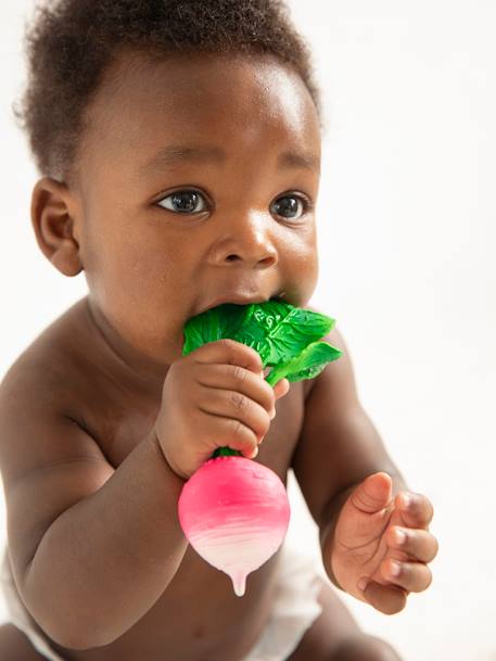 Ramona the Radish Teether, by OLI & CAROL PINK MEDIUM SOLID 