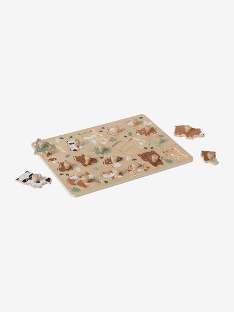 Peg Puzzle, Green Forest Multi 