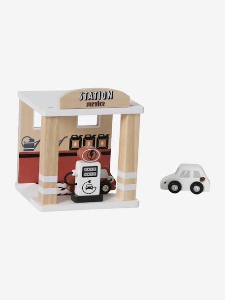 Garage + Service Station in FSC® Wood Beige 