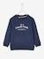 'notre Chouette Famille' Sweatshirt for Children, Vertbaudet Capsule Collection Dark Blue 