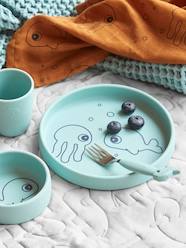 Nursery-3-Piece Sea Friends Dinner Set in Silicone, DONE BY DEER