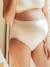 High Waisted Briefs for Maternity, Seamless, Organic by CACHE COEUR WHITE LIGHT SOLID 