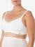 Seamless Bra, Maternity & Nursing Special, Organic by CACHE COEUR WHITE LIGHT SOLID 