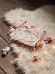 -Multisensory Book + Soft Toys in Velour, Pink World