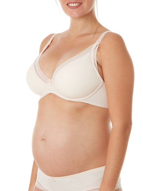 Maternity & Nursing Bra with Underwires, Milk by CACHE COEUR Black+Dark Red+Green+PINK LIGHT SOLID 