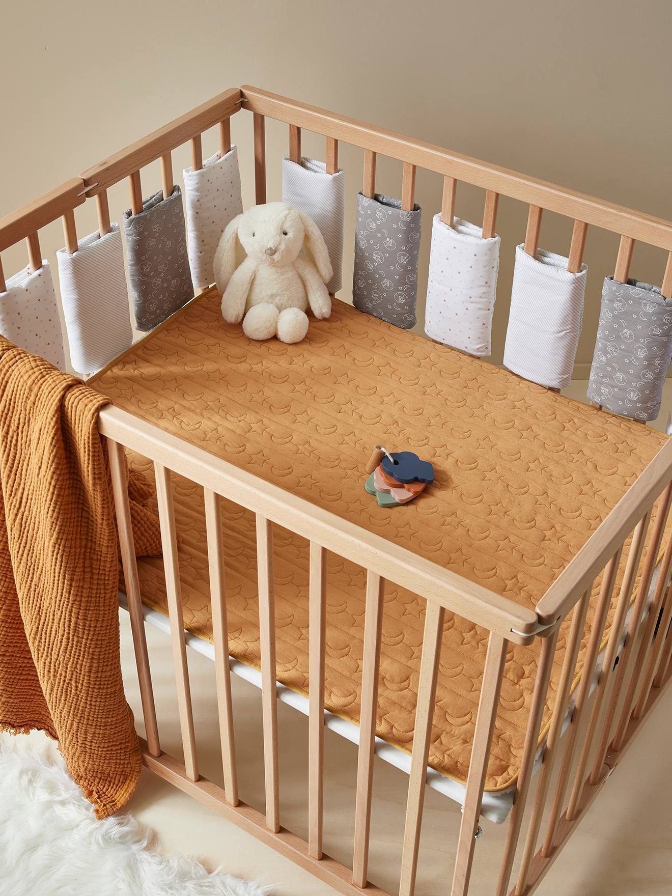 Breathable cot 2024 bumpers uk