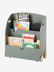 Bedroom Furniture & Storage-Bookshelf with Castors, SCHOOL Theme