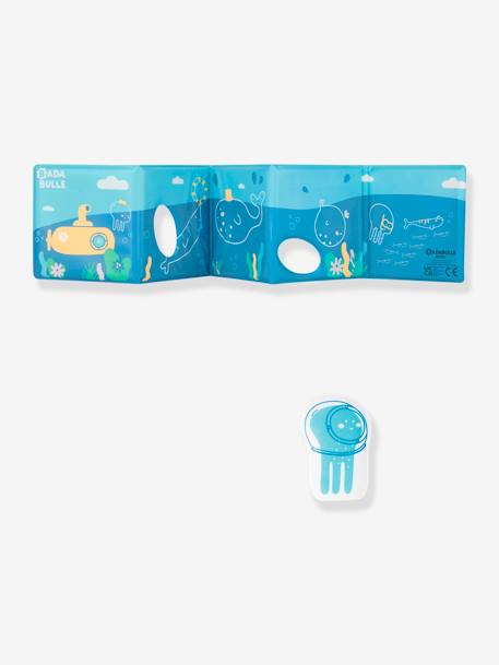 Stickers + Bath Book, by BADABULLE BLUE MEDIUM SOLID 