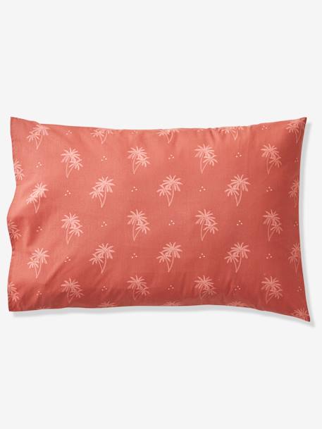 Duvet Cover + Pillowcase Set for Children, Palm Trees GREEN MEDIUM ALL OVER PRINTED+PINK MEDIUM ALL OVER PRINTED 