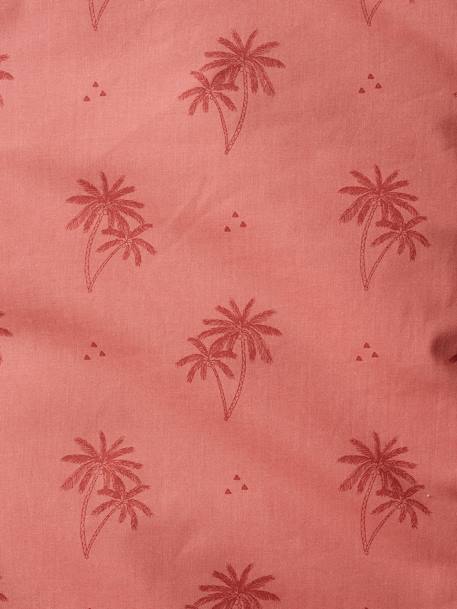 Duvet Cover + Pillowcase Set for Children, Palm Trees GREEN MEDIUM ALL OVER PRINTED+PINK MEDIUM ALL OVER PRINTED 