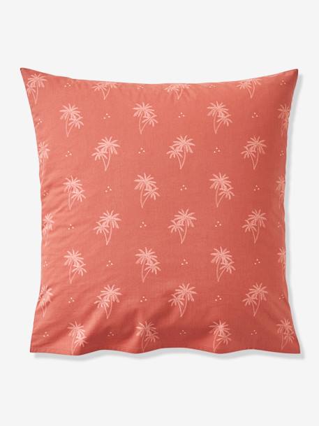 Duvet Cover + Pillowcase Set for Children, Palm Trees GREEN MEDIUM ALL OVER PRINTED+PINK MEDIUM ALL OVER PRINTED 