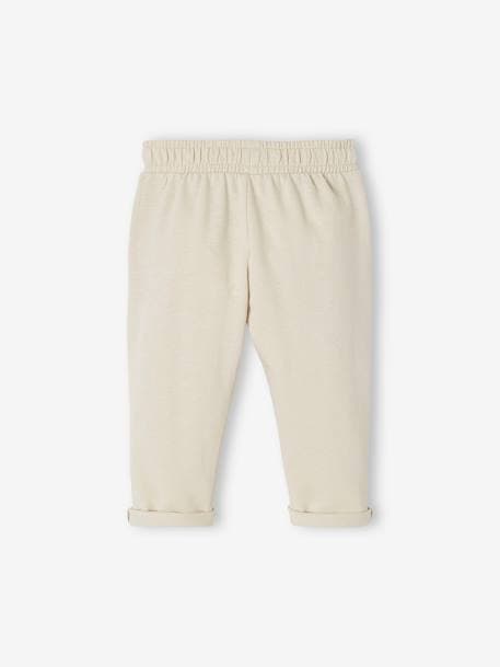 Baby Boys Fleece Trousers BEIGE LIGHT SOLID+caramel+Dark Blue+Green+GREY MEDIUM MIXED COLOR+Red+slate blue 