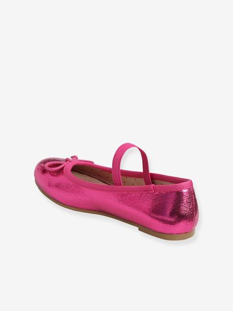 Iridescent Mary Jane Shoes for Girls GREY DARK METALLIZED+PINK BRIGHT METALLIZED+Shimmery Dark Blue 