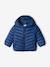 Lightweight Padded Jacket with Hood for Babies BLUE DARK SOLID+bronze+sage green 