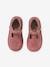 Leather Shoes for Girls, Designed for Autonomy ecru+gold+PINK MEDIUM SOLID WITH DESIG 