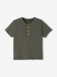 Baby-Honeycomb Grandad-Style T-Shirt for Babies