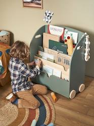 -Bookshelf with Castors, SCHOOL Theme