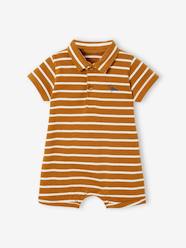 Baby-Dungarees & All-in-ones-Baby Boys' Beach Playsuit with Polo Shirt Collar