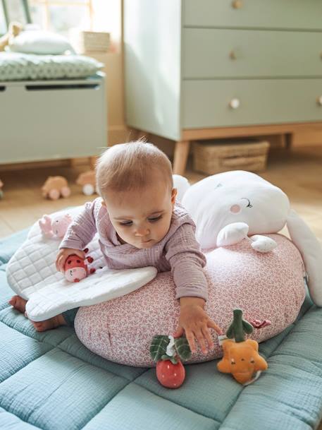 Cushion for Babies, Designed for Discovery brown+Enchanted Forest+Pink World+sage green+Tanzania 