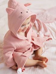 Baby-Animal Bathrobe in Organic Cotton* Gauze