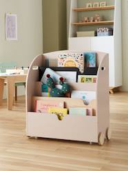 Bedroom Furniture & Storage-Storage-Bookshelf with Castors, SCHOOL Theme