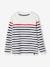 Sailor-Style Striped Jumper for Boys BROWN MEDIUM STRIPED+ecru+green+WHITE LIGHT SOLID WITH DESIGN 