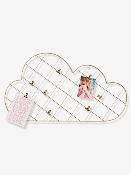 Cloud picture board in brass Gold 