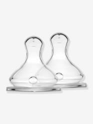 Nursery-Mealtime-Feeding Bottles-Pack of 2 Teats - Slow Flow (S) by ELHEE