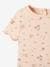 Floral T-Shirt in Rib Knit for Babies PINK LIGHT ALL OVER PRINTED 