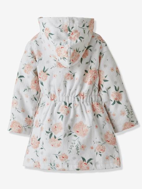 Bathrobe for Children, EAU DE ROSE, Oeko Tex® Pink/Print 