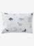 Duvet Cover & Pillowcase Set for Children, Hello Dinos, Basics WHITE LIGHT ALL OVER PRINTED 