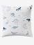 Duvet Cover & Pillowcase Set for Children, Hello Dinos, Basics WHITE LIGHT ALL OVER PRINTED 