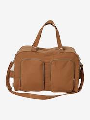 Changing Bag with Several Pockets, in Cotton Gauze, Family L