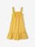 Long Dress with Ruffled Straps for Girls WHITE LIGHT ALL OVER PRINTED+WHITE MEDIUM ALL OVER PRINTED+YELLOW DARK ALL OVER PRINTED 