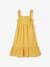 Long Dress with Ruffled Straps for Girls WHITE LIGHT ALL OVER PRINTED+WHITE MEDIUM ALL OVER PRINTED+YELLOW DARK ALL OVER PRINTED 