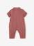 Short Sleeve Jumpsuit for Babies PURPLE DARK SOLID 