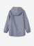 Water-Repellent Windcheater with Hood, in Chambray, for Boys BLUE MEDIUM SOLID WITH DESIGN 